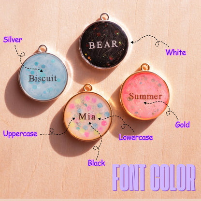 Custom Resin Charm Name Tag