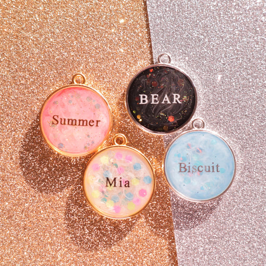 Custom Resin Charm Name Tag